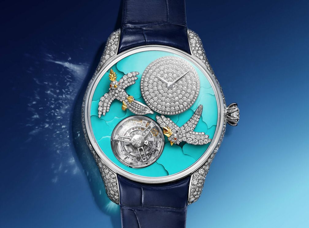 Tiffany & Co. представляет часы высокого ювелирного искусства Bird on a Flying Tourbillon