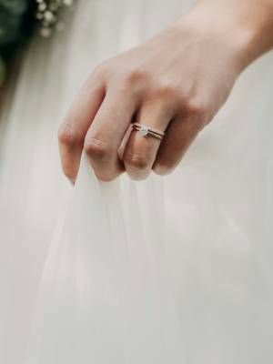 кольцо с фианитом