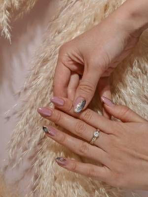 кольцо с горным хрусталем