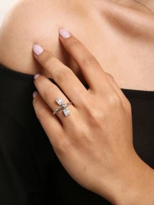 кольцо с горным хрусталем