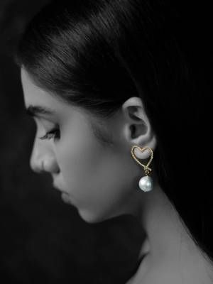 серьги с жемчугом