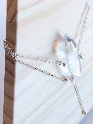 подвеска с горным хрусталем