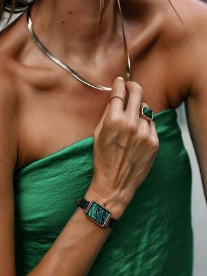 украшения с малахитом