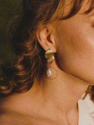 серьги с жемчугом