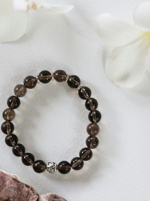 браслет с раухтопазом