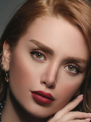 серьги с раухтопазом