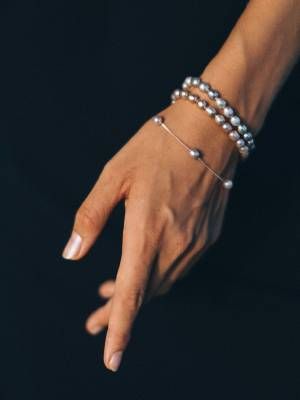 серебряный браслет