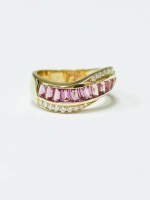 кольцо с сапфиром