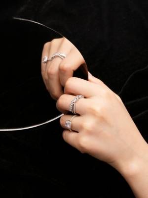 серебряные кольца