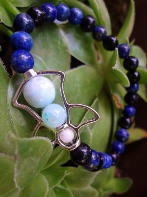 браслет с лазуритом