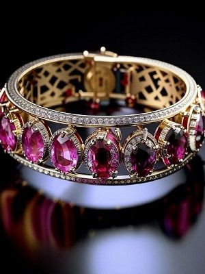 кольцо с турмалином