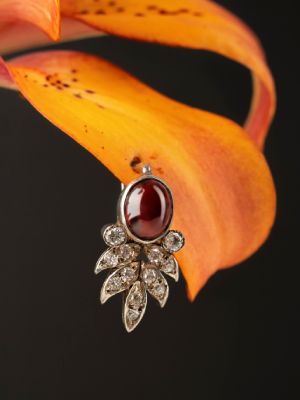 серьги с сердоликом