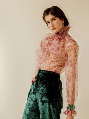 браслет с изумрудом