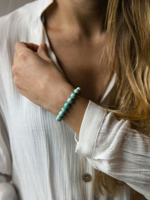 браслет с бирюзой