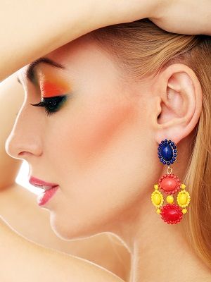 серьги с лазуритом