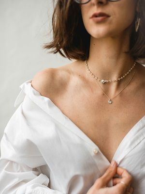 золотое колье