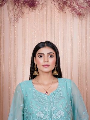 серьги с гранатом