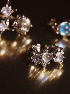 кольцо с агатом