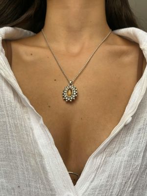 подвеска с цитрином