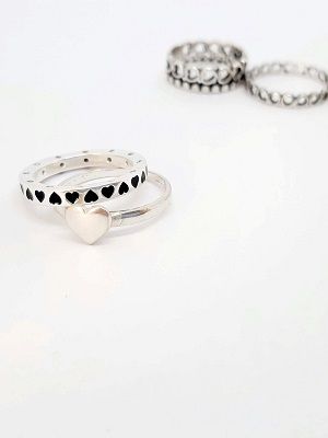 кольцо с обсидианом