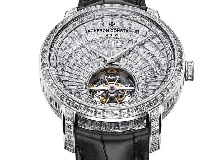 Часы Traditionnelle tourbillon High Jewellery от Vacheron Constantin