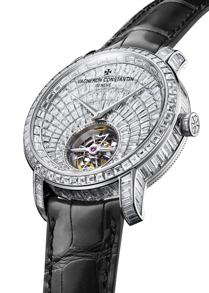 Часы Traditionnelle tourbillon High Jewellery от Vacheron Constantin