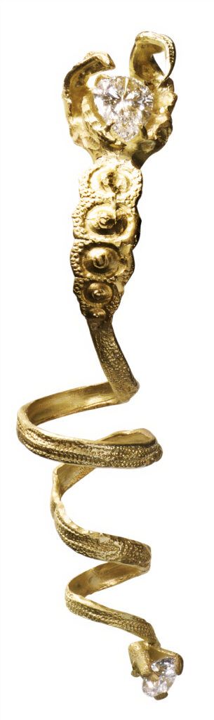 Серьга из коллекции Octopus Diamond Temple 