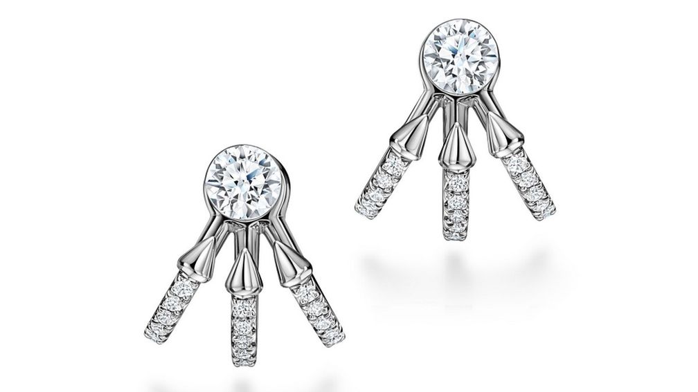 Серьги из новой линейки Titan Setting от Tiffany & Co. Серьги из новой линейки Titan Setting от Tiffany & Co.
