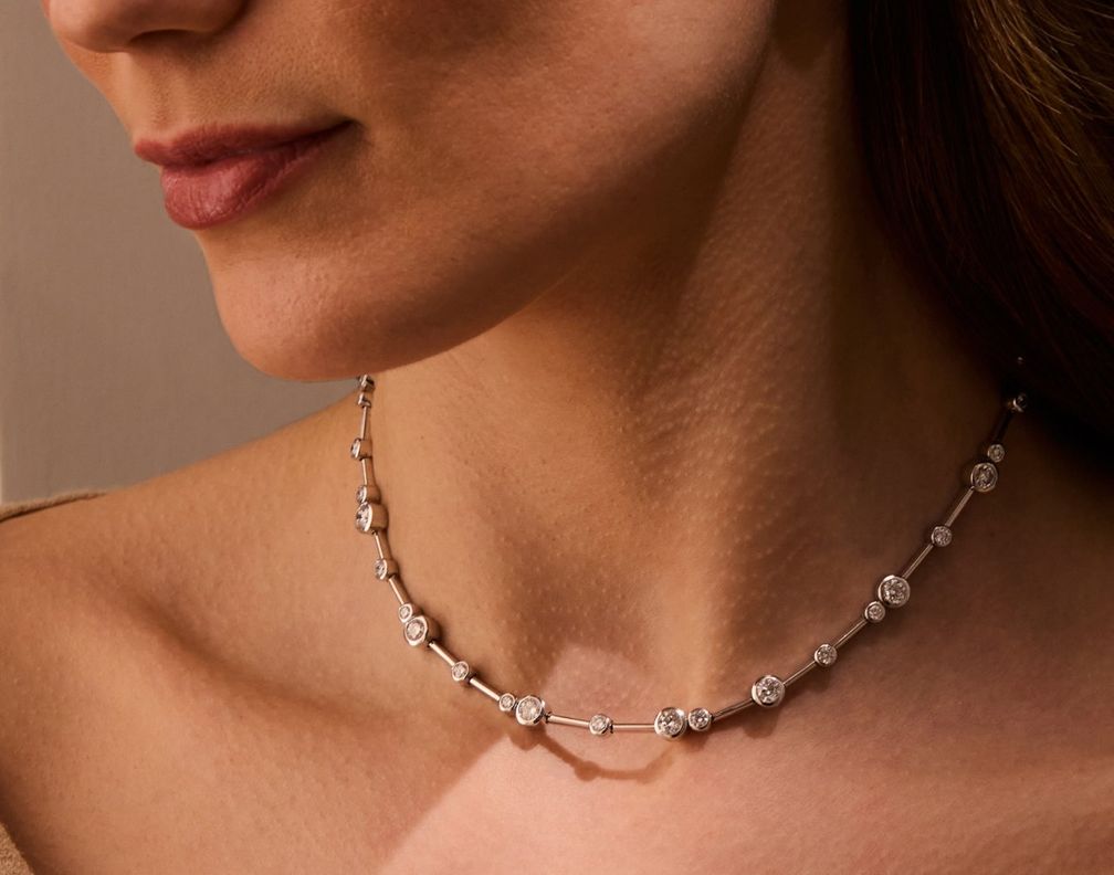 Колье Raindance с бриллиантами в платине