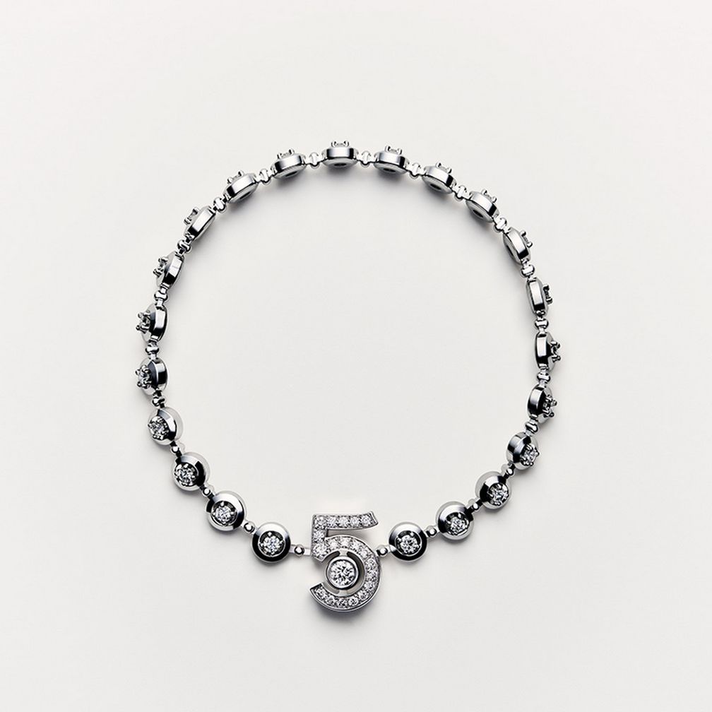 Браслет Eternal Nº5 Diamond Line из белого золота с бриллиантами Браслет Eternal Nº5 Diamond Line из белого золота с бриллиантами