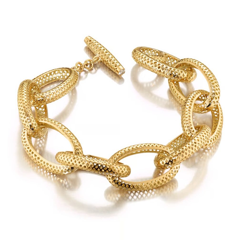 Браслет Large Crownwork Oval Link от Ray Griffiths