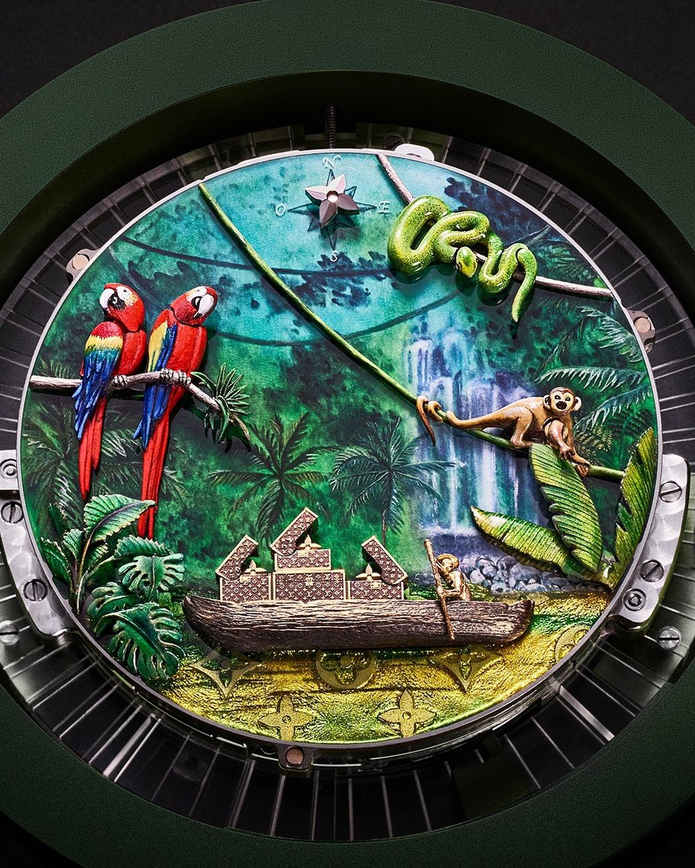 Карманные часы Escale en Amazonie. Детали. Фото: Louis Vuitton