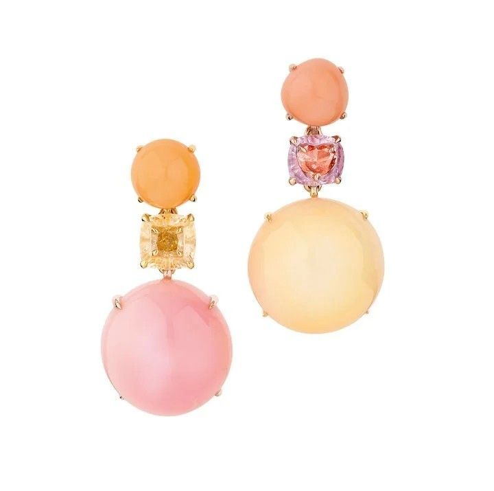 Серьги от Boghossian с жемчугом конк и бриллиантами