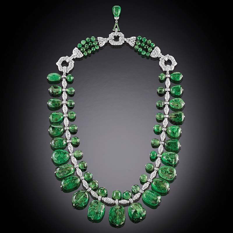 Ожерелье с изумрудами от Cartier, принадлежавшее Марджори Мерриуэзер Пост