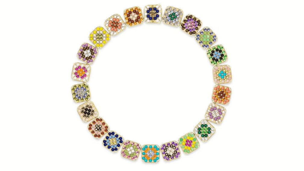 Колье Granny Squares Eleanor от Harwell Godfrey Колье Granny Squares Eleanor от Harwell Godfrey