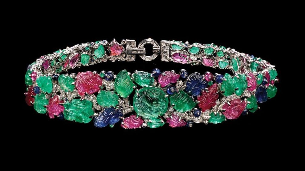 Браслет Tutti frutti, который English Art Works изготовила для Cartier London в 1928 году