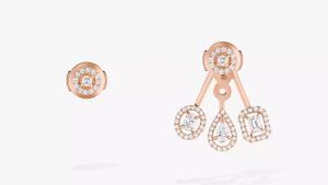 Модные асимметричные серьги-гвоздики, ч. 1