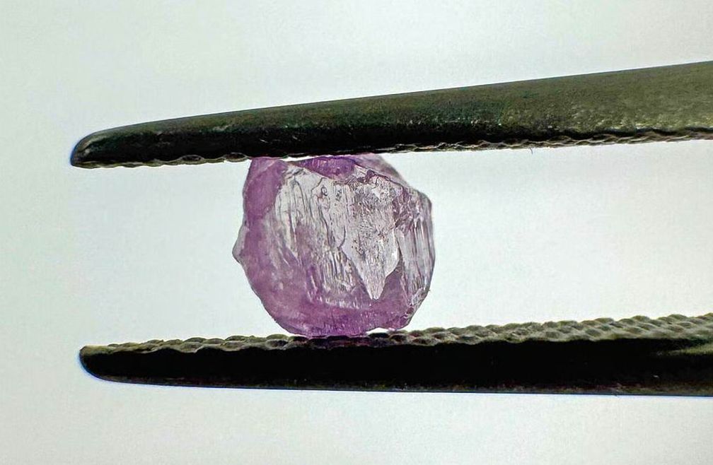 На руднике Даявик найден фиолетовый алмаз весом 0,45 карата