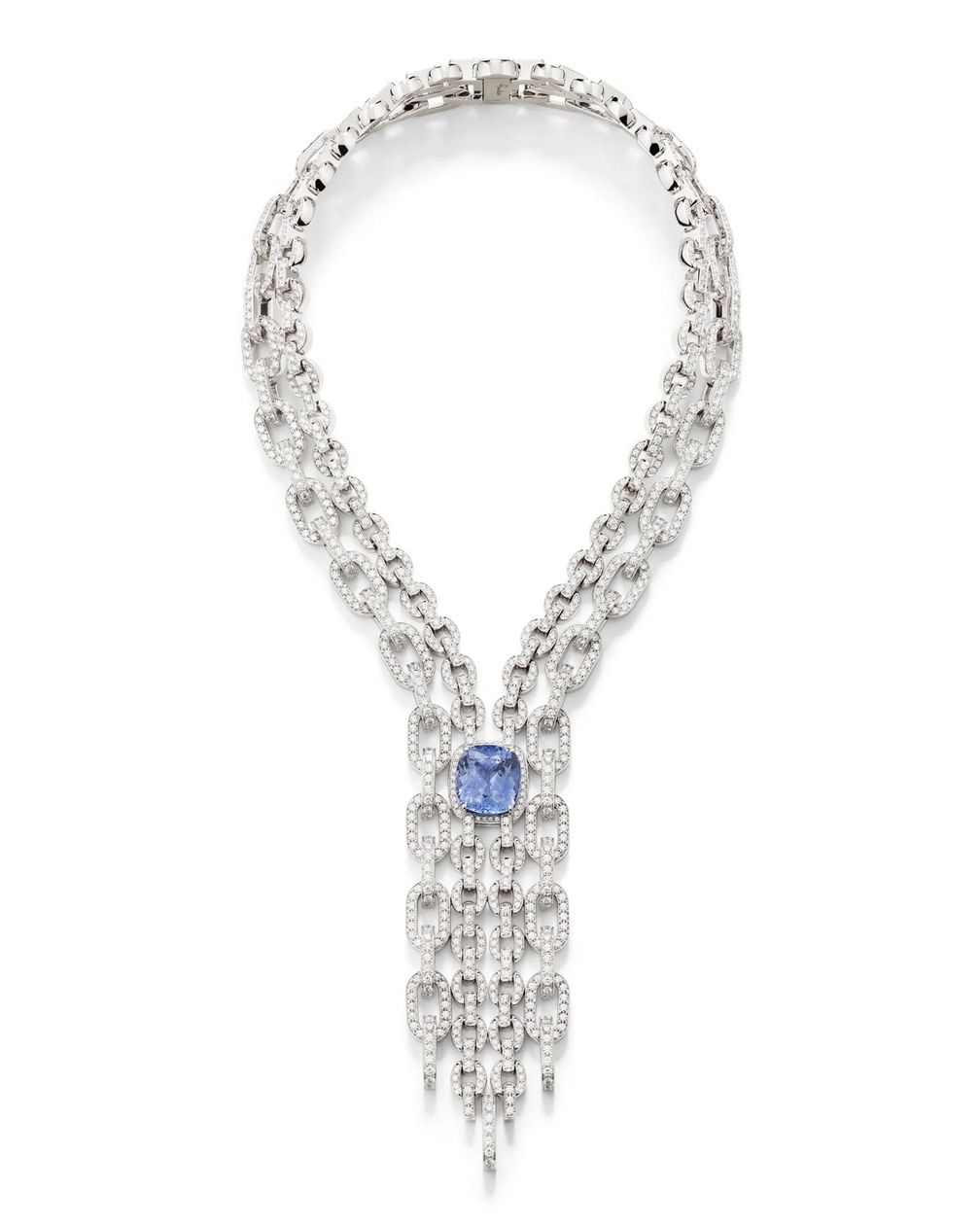 Ожерелье Blue Chain Cascade от Pomellato