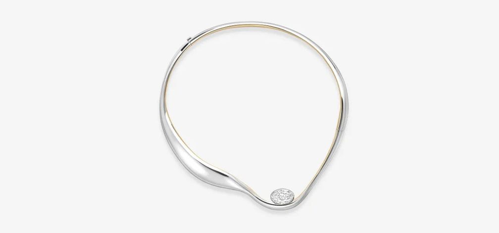 Колье Rush Hour от Jessica Mccormack из желтого и белого золота с бриллиантами Колье Rush Hour от Jessica Mccormack из желтого и белого золота с бриллиантами