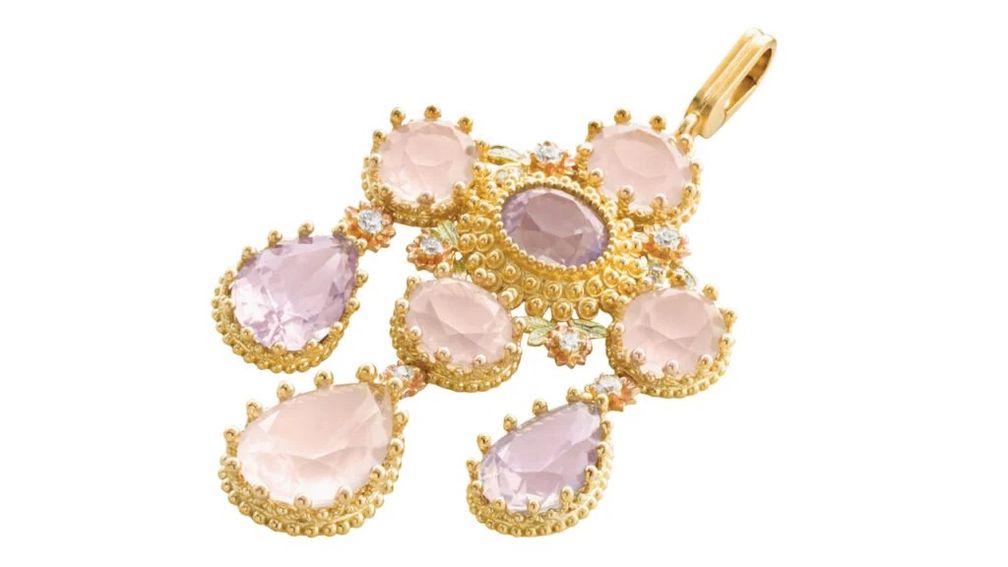 Кулон от Mellerio в стиле жирандоль (фото: Mellerio)