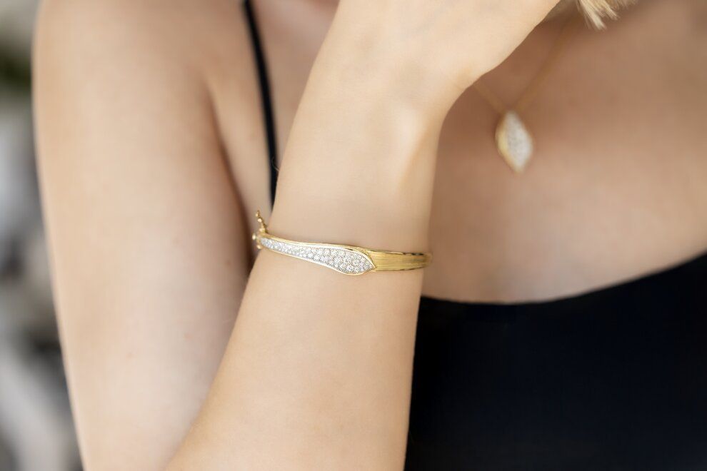 Браслет Petal Diamond Pavé Браслет Petal Diamond Pavé