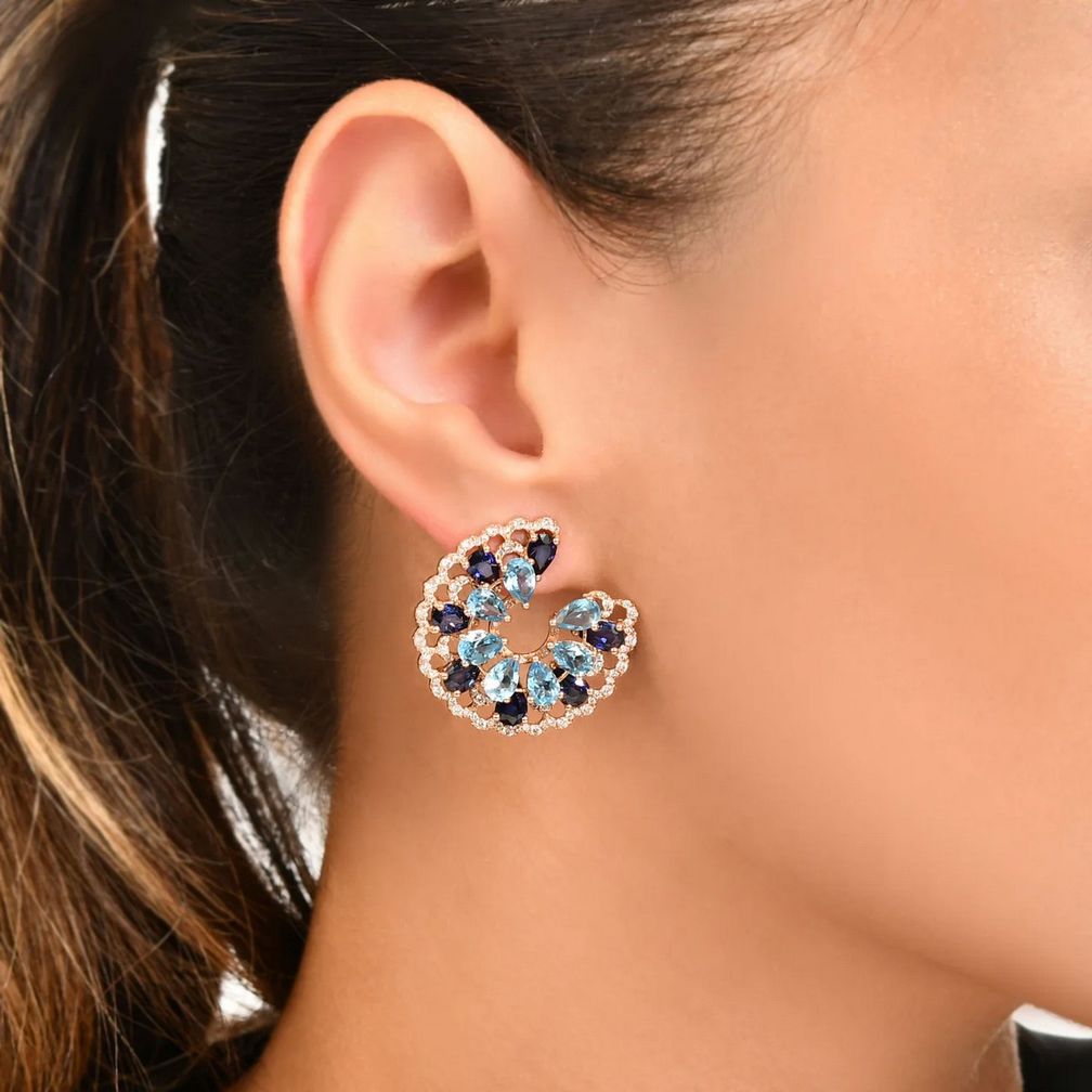 Серьги Peacock Arinna от Bee Goddess