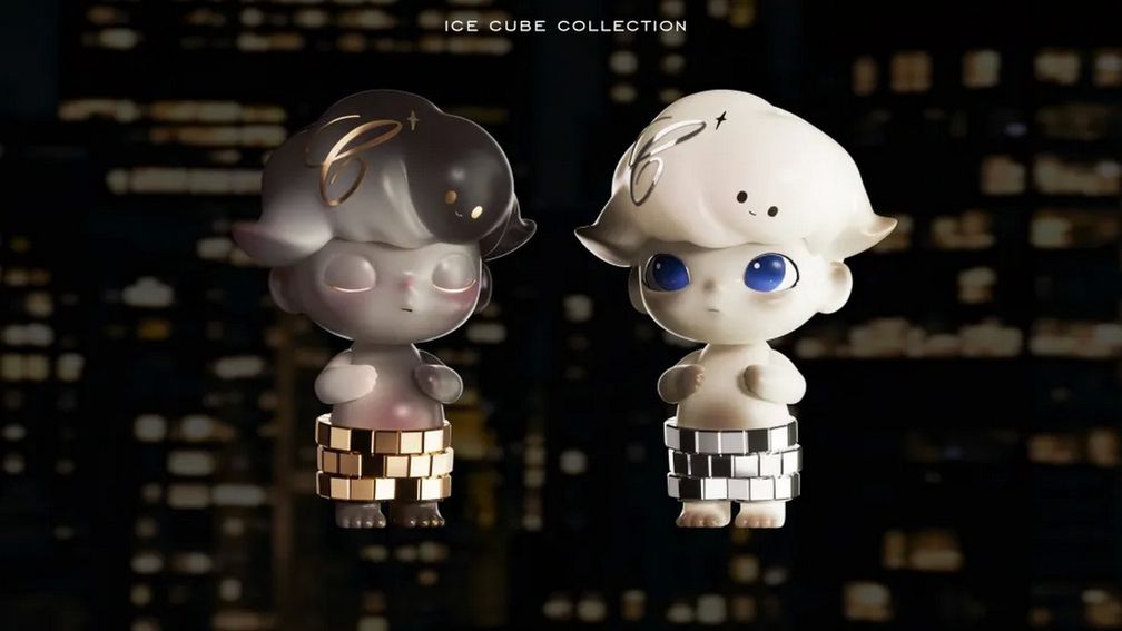 Фигурки Chaleur de lumière и Lumière du silence из коллаборации Chopard и Dimoo World