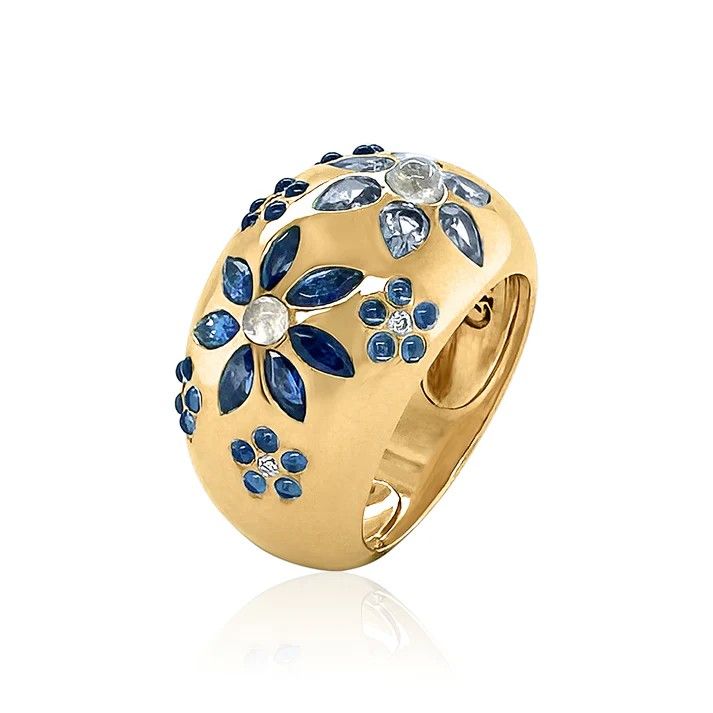 Массивное кольцо Flora Nomad от Claudia Mae