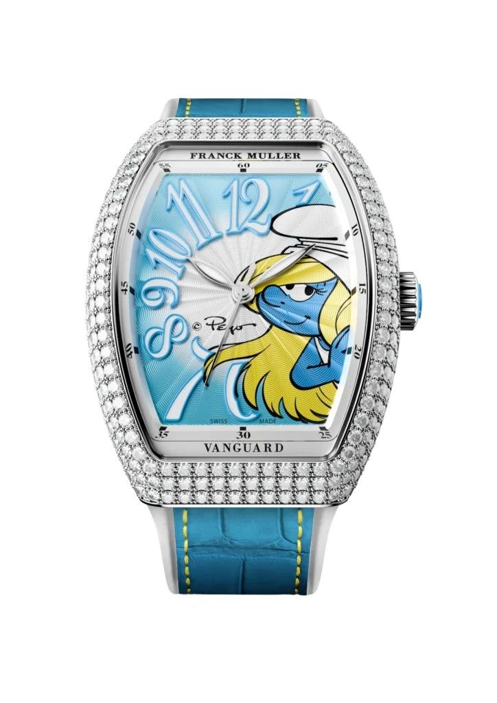 Franck Muller представляет часы со Смурфеттой в рамках очаровательного сотрудничества со «Смурфиками»