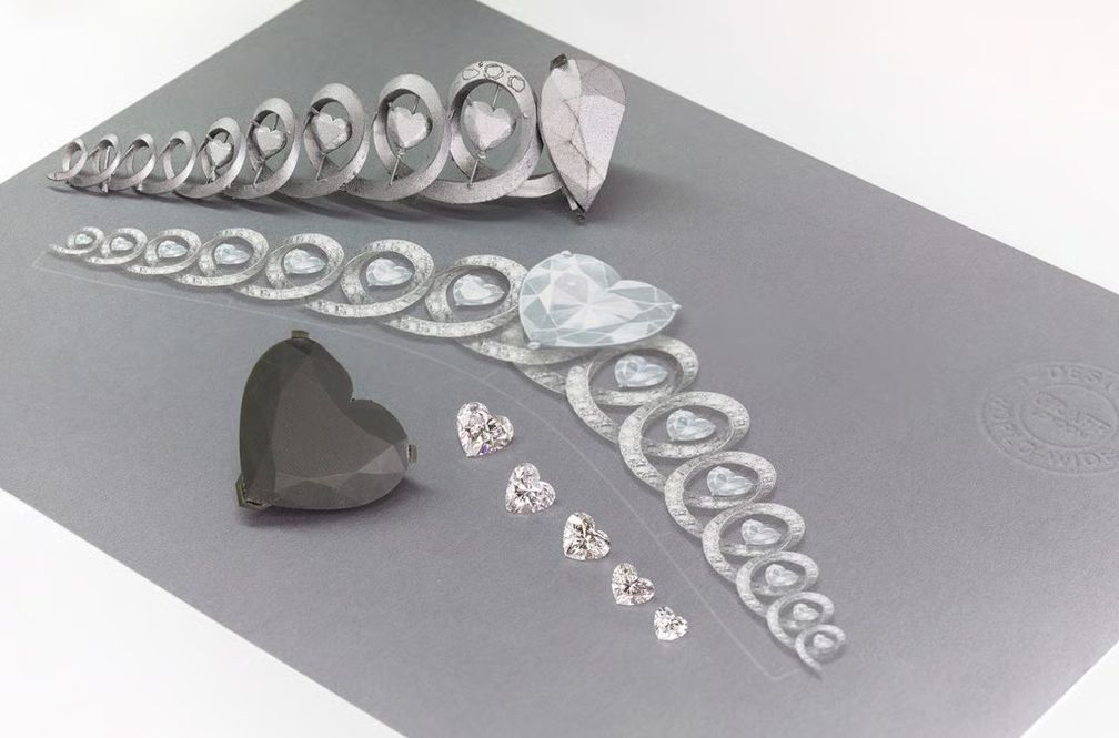 Эскиз тиары Graff Infinity Эскиз тиары Graff Infinity