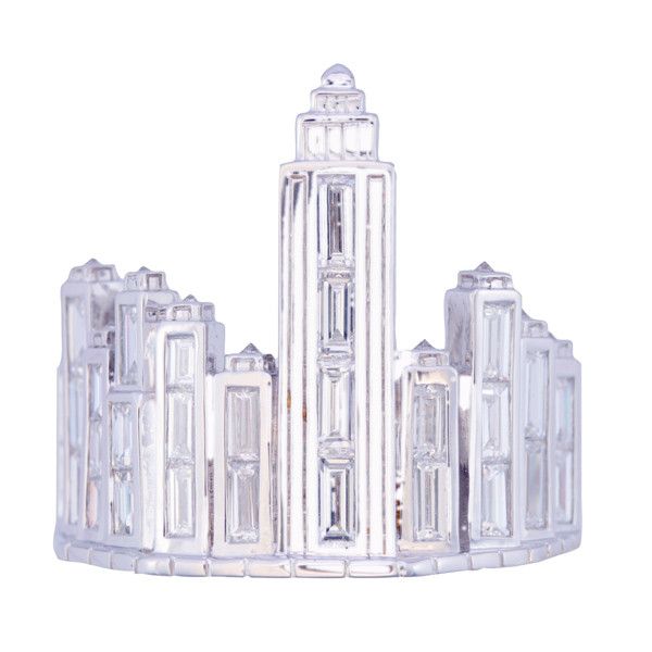 Кольцо Skyline New York от Sigi Group из 18-каратного белого золота с бриллиантами общим весом 1,43 карата Кольцо Skyline New York от Sigi Group из 18-каратного белого золота с бриллиантами общим весом 1,43 карата