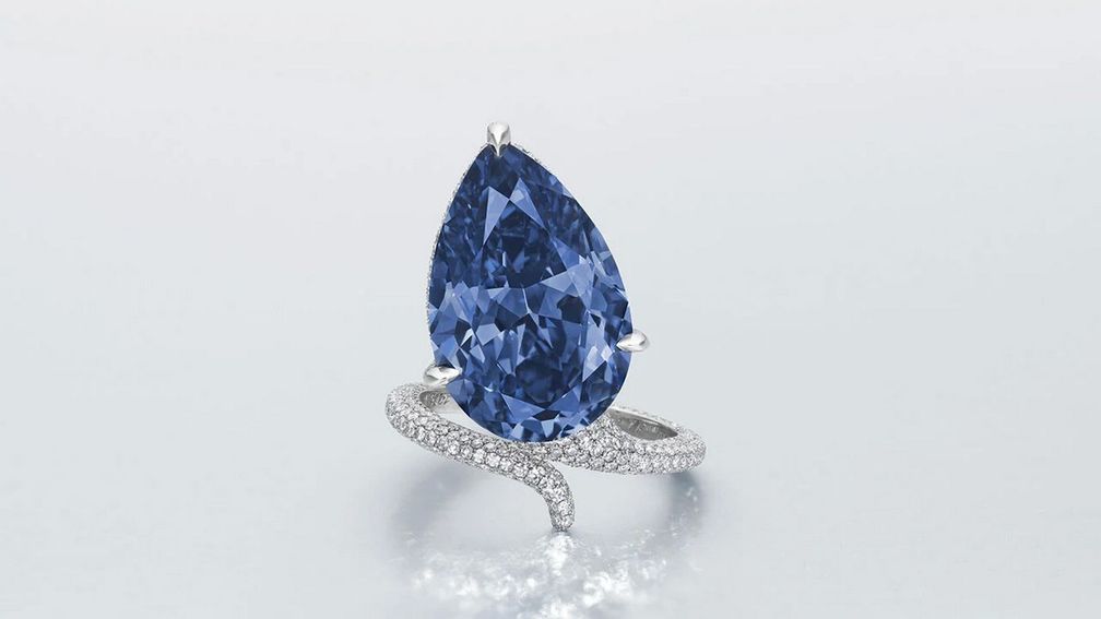 Бриллиант Mellon Blue (фото: Christie’s)