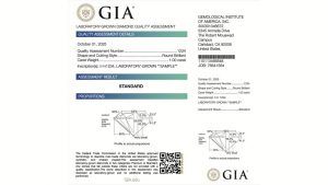 GIA вводит новую «оценку качества» выращенных в лаборатории бриллиантов